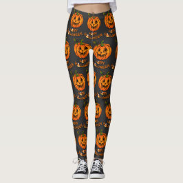 Happy Halloween | Kürbis | Süßmais Leggings