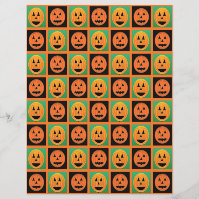 Happy Halloween Kürbisgesicht (Vorderseite)