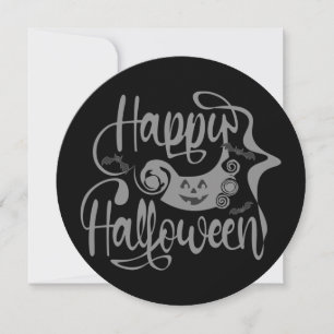 Happy Halloween-Kürbislaterne Einladung