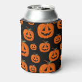 Happy Halloween Kürbislaterne Illustrative Kunst Dosenkühler (Kanne Rückseite)