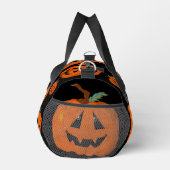 Happy Halloween Kürbislaterne Illustrative Kunst Duffle Bag (Rechts)