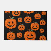Happy Halloween Kürbislaterne Illustrative Kunst Fußmatte (Vorderseite)