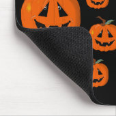 Happy Halloween Kürbislaterne Illustrative Kunst Mousepad (Ecke)