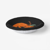 Happy Halloween Kürbislaterne Illustrative Kunst Pappteller (Gewinkelt)