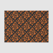 Happy Halloween Kürbislaterne Illustrative Kunst Seidenpapier (Vorderseite)