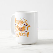 Happy Halloween Kürbislaterne Kaffee Tasse (Vorderseite Links)