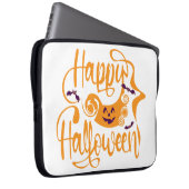 Happy Halloween-Kürbislaterne Laptopschutzhülle (Vorne Rechts)