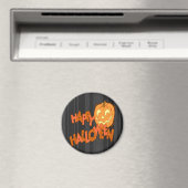 Happy Halloween Kürbislaterne Magnet (In Situ (Geschirrspüler))