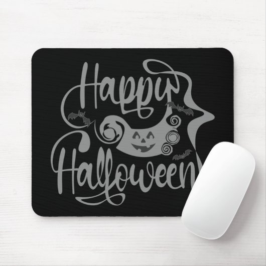 Happy Halloween-Kürbislaterne Mousepad (Mit Mouse)