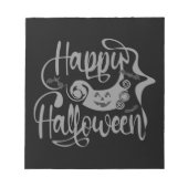 Happy Halloween-Kürbislaterne Notizblock (Vorderseite)
