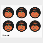 Happy Halloween Kürbislaterne Pumpkin Sticker (Blatt)