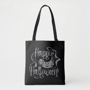 Happy Halloween-Kürbislaterne Tasche