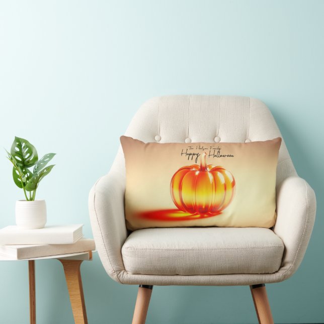 Happy Halloween Kürbisse Lendenkissen (Stuhl )