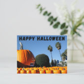 Happy Halloween LA Postkarte (Stehend Vorderseite)
