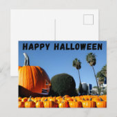 Happy Halloween LA Postkarte (Vorne/Hinten)