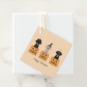 Happy Halloween Labrador Retriever Dogs Pumpkin Geschenkanhänger (Beispiel)