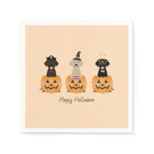 Happy Halloween Labrador Retriever Dogs Pumpkin