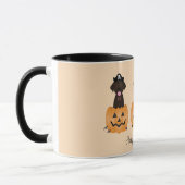 Happy Halloween Labrador Retriever Dogs Pumpkin Tasse (Links)