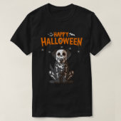 Happy Halloween Labrador Retriever Skeleton Dog Co T-Shirt (Design vorne)