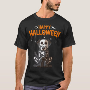 Happy Halloween Labrador Retriever Skeleton Dog Co T-Shirt