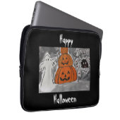 Happy Halloween Laptop Sleeve (Vorne Rechts)