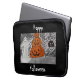 Happy Halloween Laptop Sleeve (Vorderseite Links)