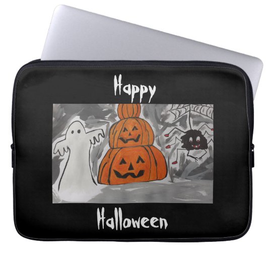 Happy Halloween Laptop Sleeve (Vorderseite)