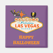Happy Halloween Las Vegas Style Magnet (Vorne)