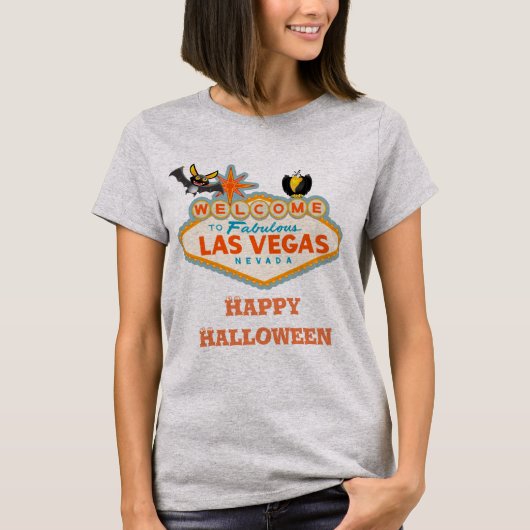 Happy Halloween Las Vegas Style T-Shirt (Vorderseite)