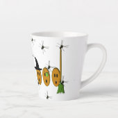 Happy Halloween Latte Tasse (Rechts)