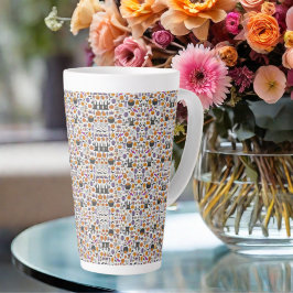 Happy Halloween Latte Tasse