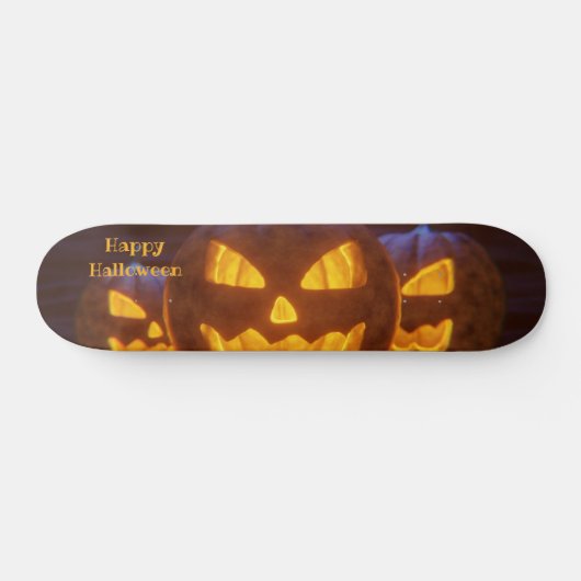 Happy Halloween - Laughing Lanterns Skateboard (Horizontal)