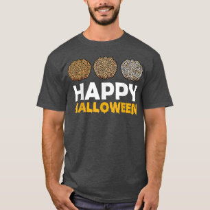 Happy Halloween Lazy Costume Niedlich Pumpkin Leop T-Shirt