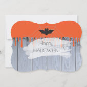 Happy Halloween "Leckerei oder Trick" Einladung (Rückseite)