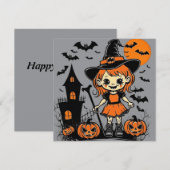 Happy Halloween Leckerei oder Tricks Design (Vorne/Hinten)