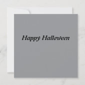 Happy Halloween Leckerei oder Tricks Design Einladung (Rückseite)