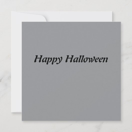 Happy Halloween Leckerei oder Tricks Design Einladung (Rückseite)