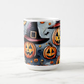 Happy Halloween Leckerei oder Tricks Design Kaffeetasse (Mittel)