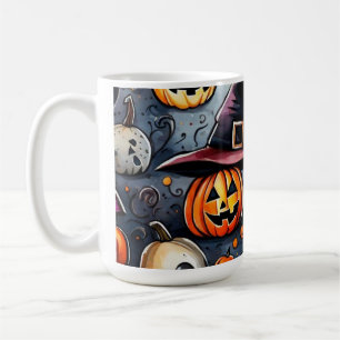 Happy Halloween Leckerei oder Tricks Design Kaffeetasse