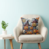 Happy Halloween Leckerei oder Tricks Design Kissen (Stuhl )