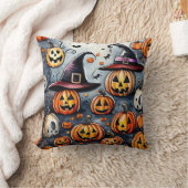 Happy Halloween Leckerei oder Tricks Design Kissen (Decke)