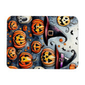 Happy Halloween Leckerei oder Tricks Design Magnet (Horizontal)