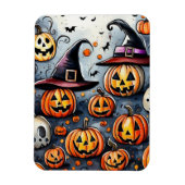 Happy Halloween Leckerei oder Tricks Design Magnet (Vertikal)
