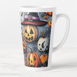 Happy Halloween Leckerei oder Tricks Design Milchtasse