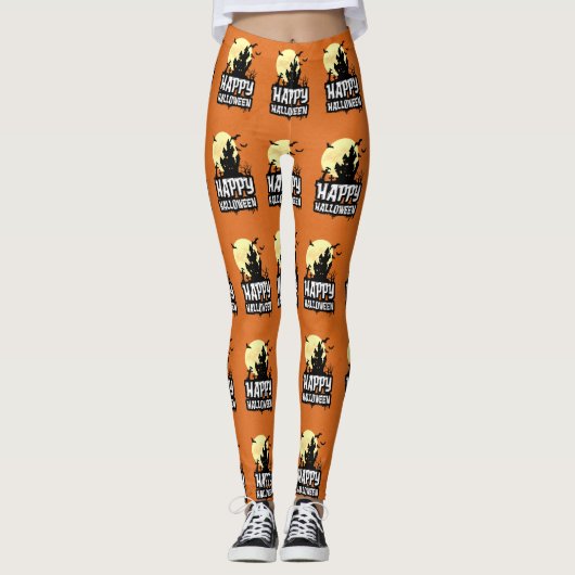Happy Halloween Leggings (Vorderseite)