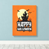 Happy Halloween Leinwanddruck (Insitu (Holzboden))