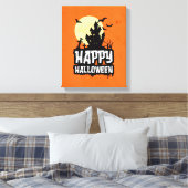 Happy Halloween Leinwanddruck (Insitu (Schlafzimmer))