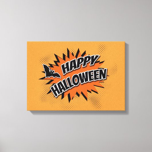 Happy Halloween Leinwanddruck (Vorderseite)
