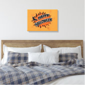 Happy Halloween Leinwanddruck (Insitu (Schlafzimmer))