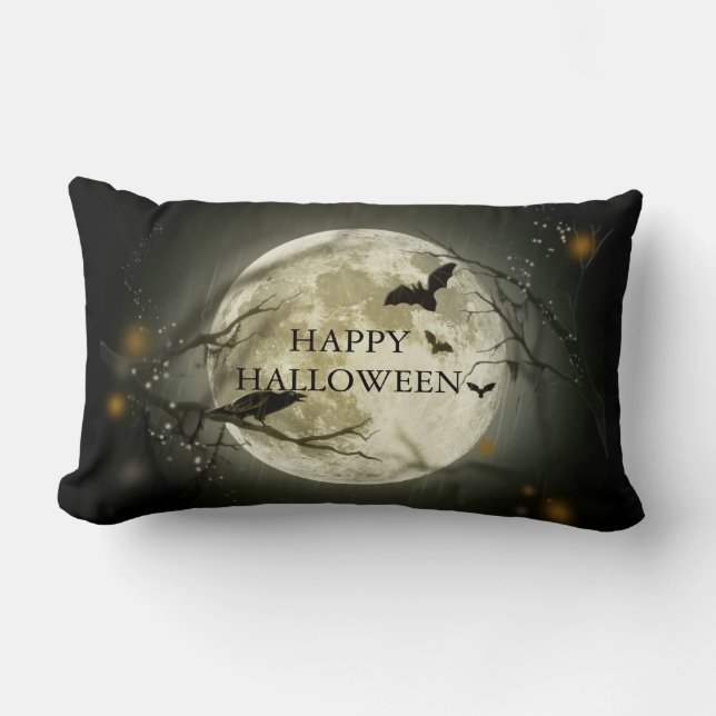 Happy Halloween Lendenkissen (Vorderseite)
